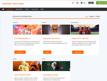Betsson promoties